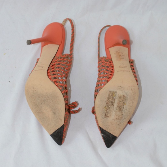 DOLCE & GABBANA WEAVED CLOSED TOE PUMPS - Picture 4 of 6